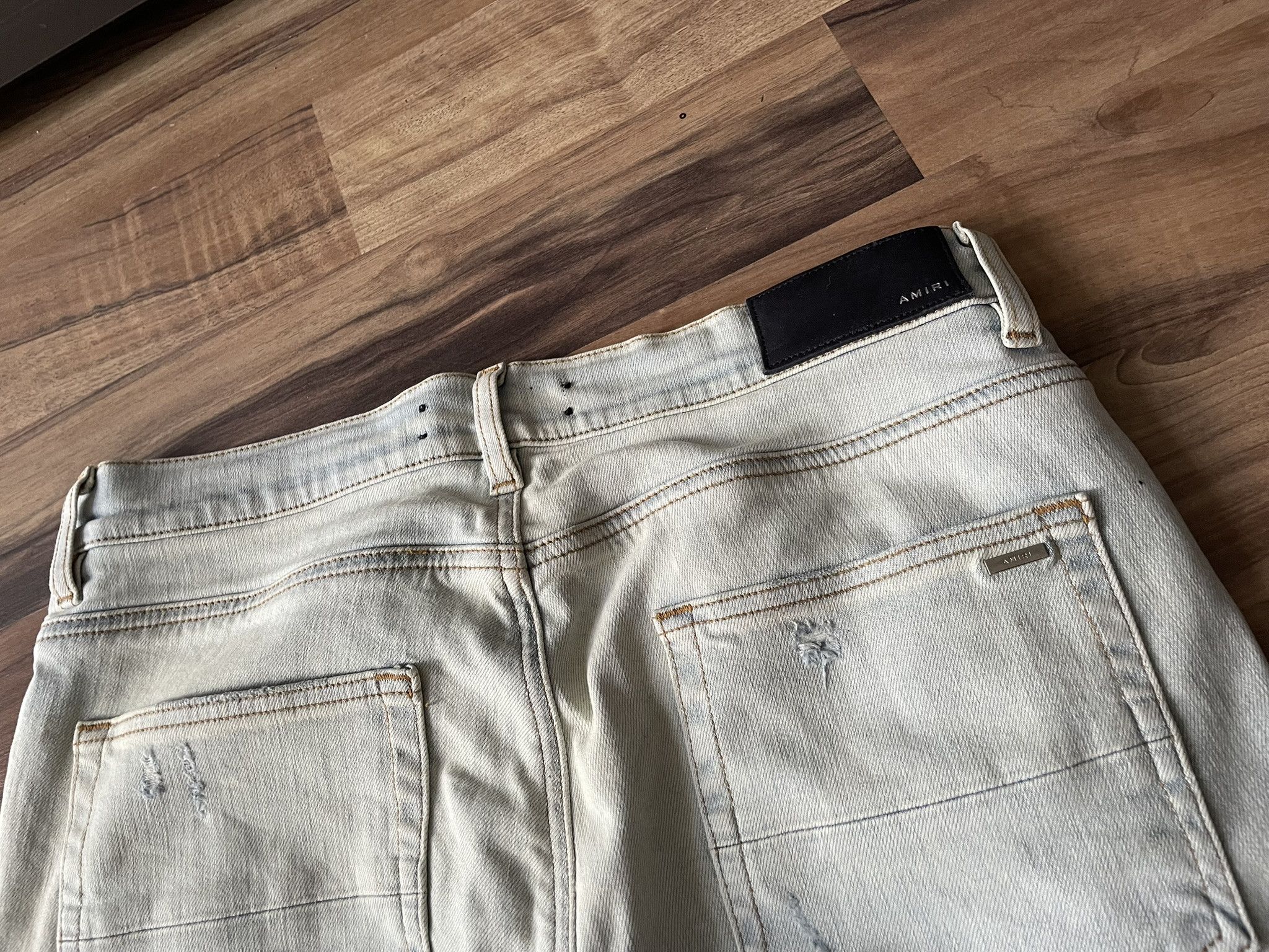 Amiri Amiri Light Indigo Skinny Denim Size US 33 - 15 Thumbnail