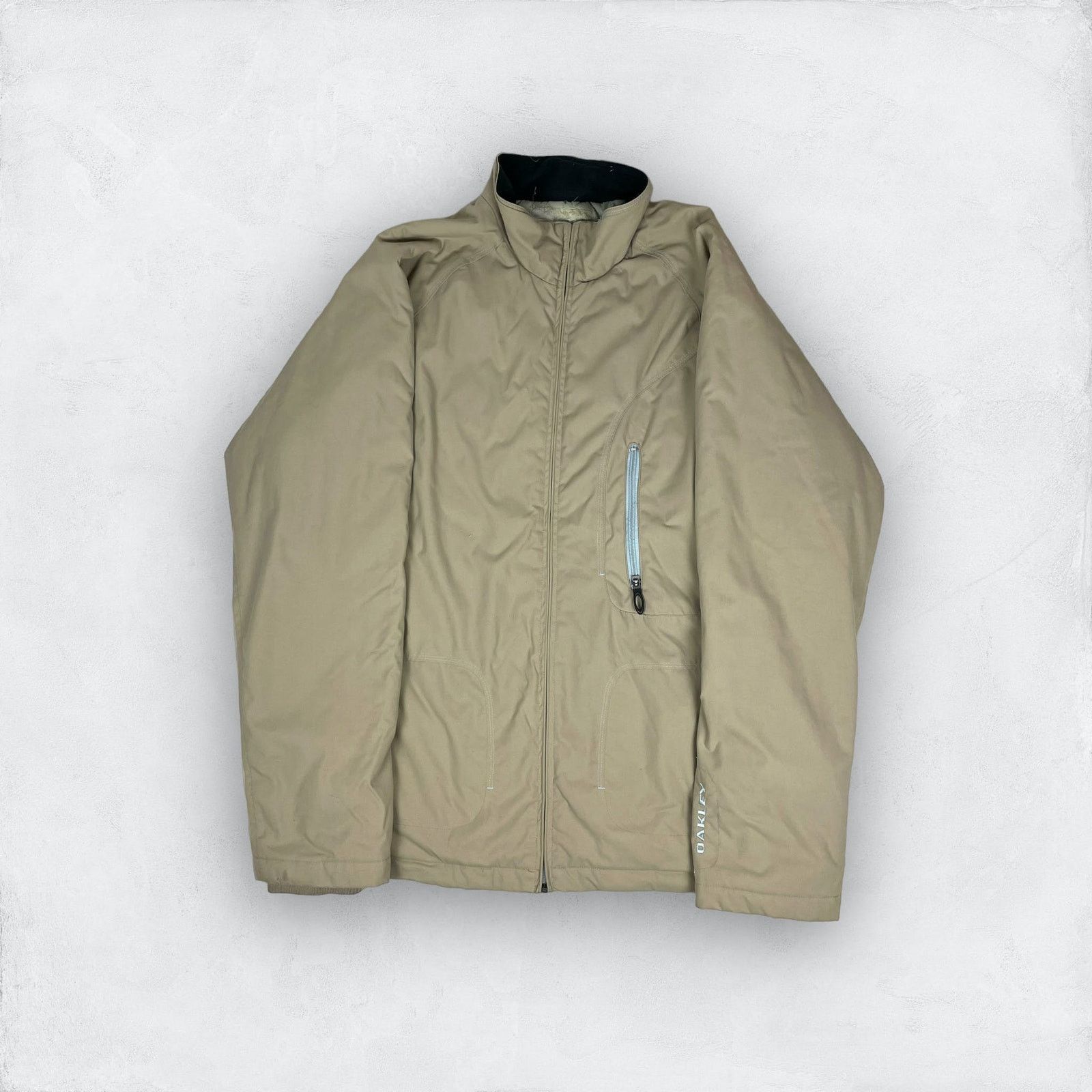Oakley × Vintage Oakley Adults Beige Quilted Lined Outdoor Full Zip Jacket XL Size US XL / EU 56 / 4 - 1 Thumbnail