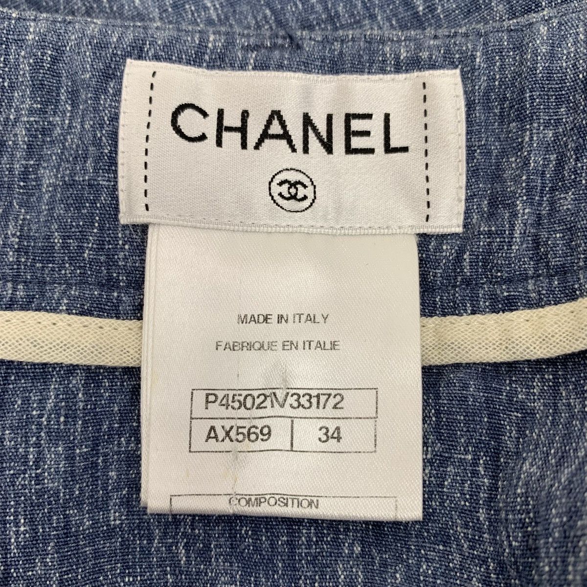 Chanel Chanel Blue Linen Casual Five-point Pants K26WX Size 24" / US 00 / IT 34 - 5 Thumbnail