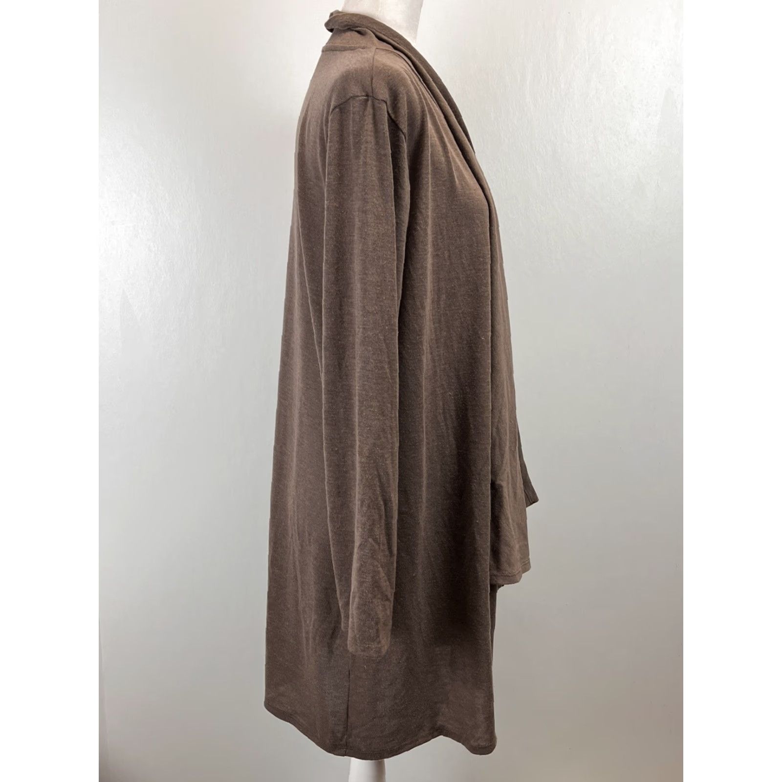 Vintage Chico’s Sweater Womens Sz 3 US Xlarge Brown Capsule Oversized Lightweight Draped Size XL / US 12-14 / IT 48-50 - 4 Thumbnail