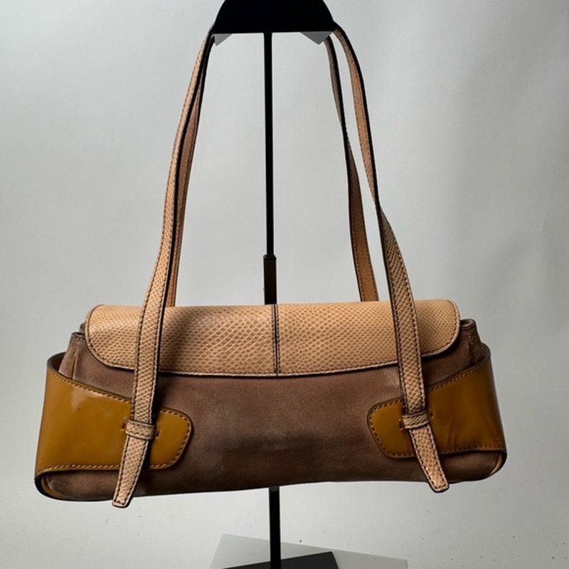 Tod's Tod’s suede/patent leather/ W exotic embossed leather Size ONE SIZE - 12 Thumbnail