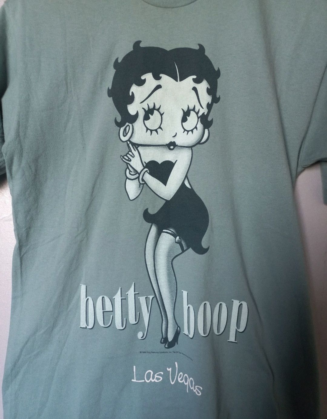 Fruit Of The Loom Vintage 1996 Betty Boop T Shirt Pin Up Las Vegas size L Size US L / EU 52-54 / 3 - 2 Thumbnail