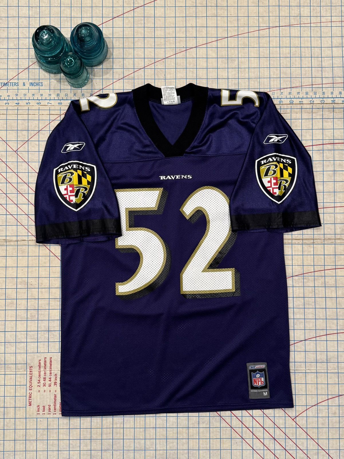Reebok Reebok Baltimore Ravens Ray Lewis Jersey Mens Size Medium Size US M / EU 48-50 / 2 - 7 Thumbnail
