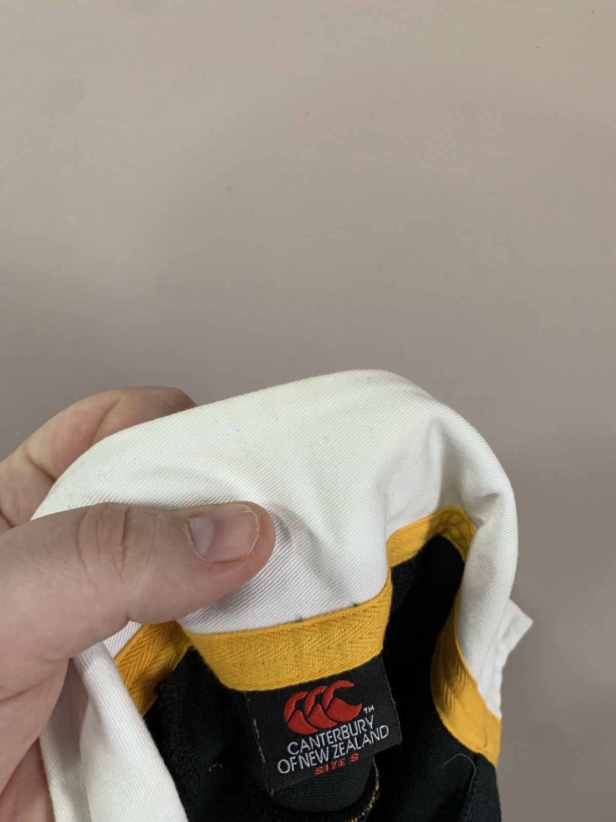 Canterbury of New Zealand × Vintage Wasps London 2007/08 Home Rugby Union Shirt Canterbury Retro Size US S / EU 44-46 / 1 - 8 Thumbnail