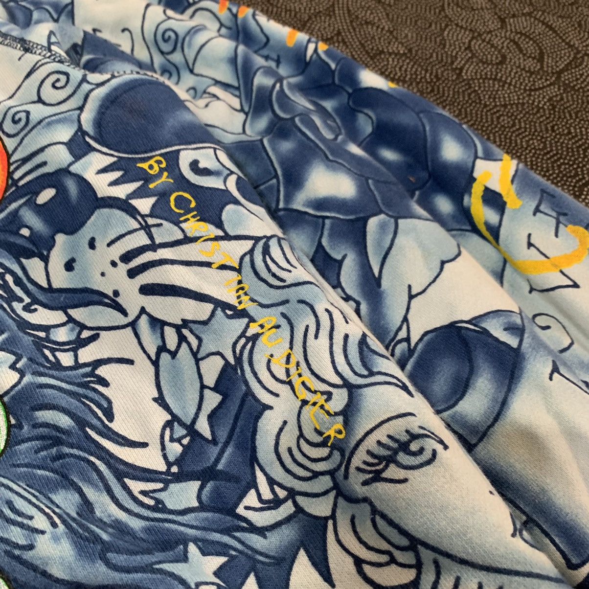Ed Hardy Rare Ed Hardys Sherpa Zip Hoodie Full Print Oldskuul Art Size US M / EU 48-50 / 2 - 7 Thumbnail