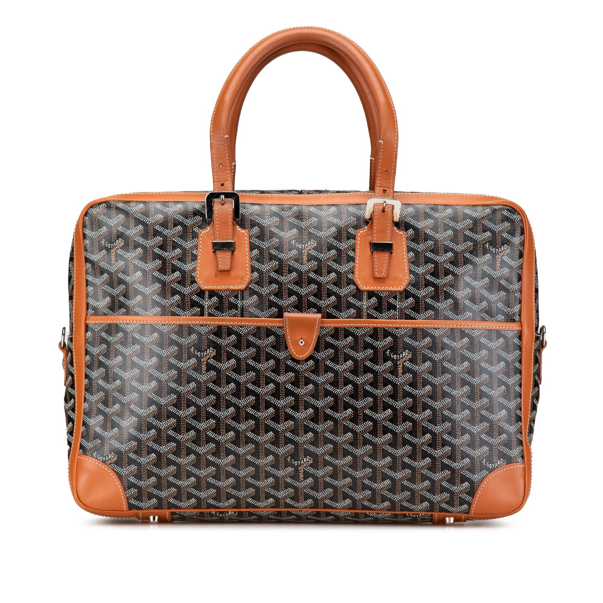 Goyard Goyard Goyardine Ambassade MM Briefcase Black Size ONE SIZE - 1 Thumbnail