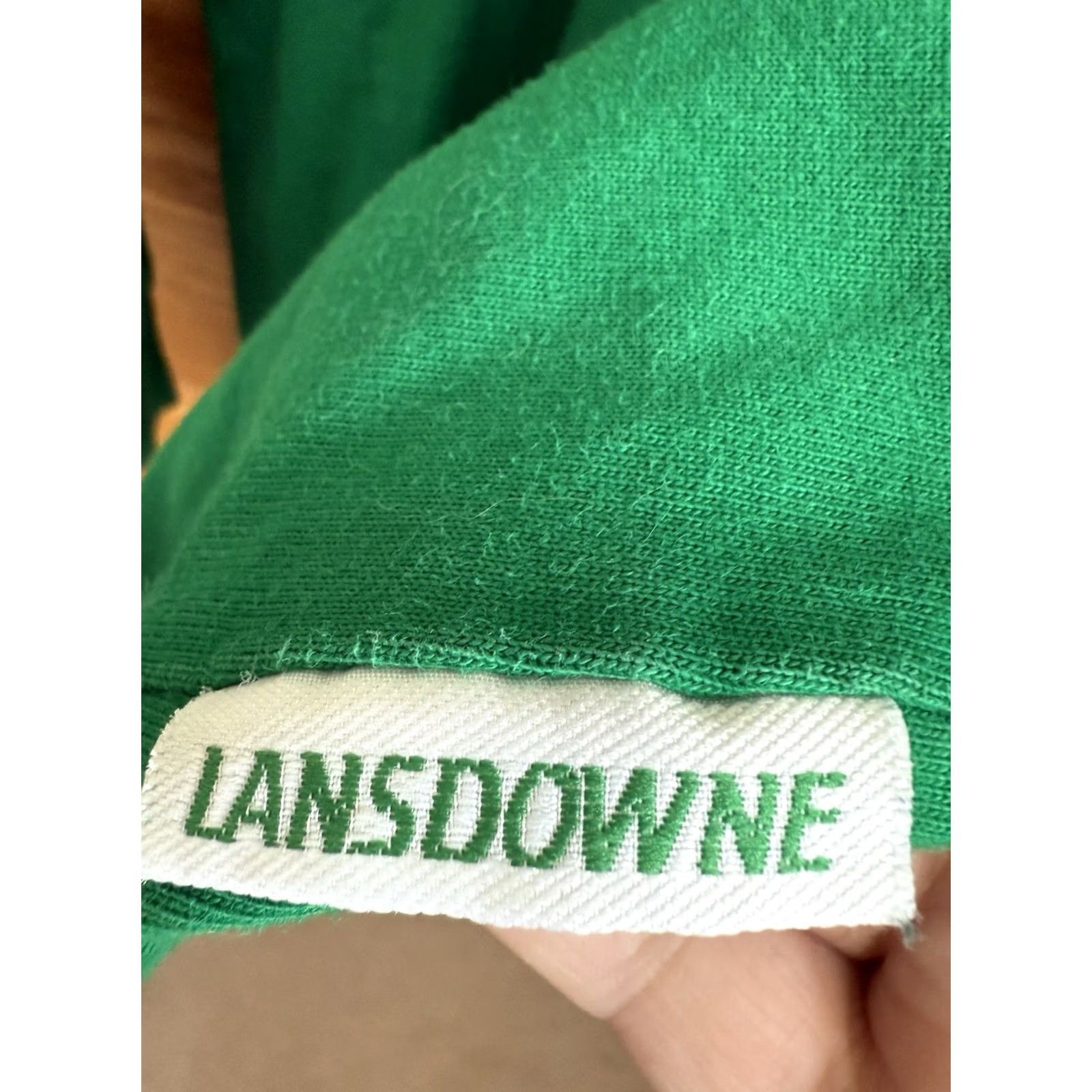 Vintage VINTAGE Lansdowne Green Clover Pullover Knit Rugby Sweater L Men Green Embroidered Vintage: Yes Size US L / EU 52-54 / 3 - 3 Thumbnail
