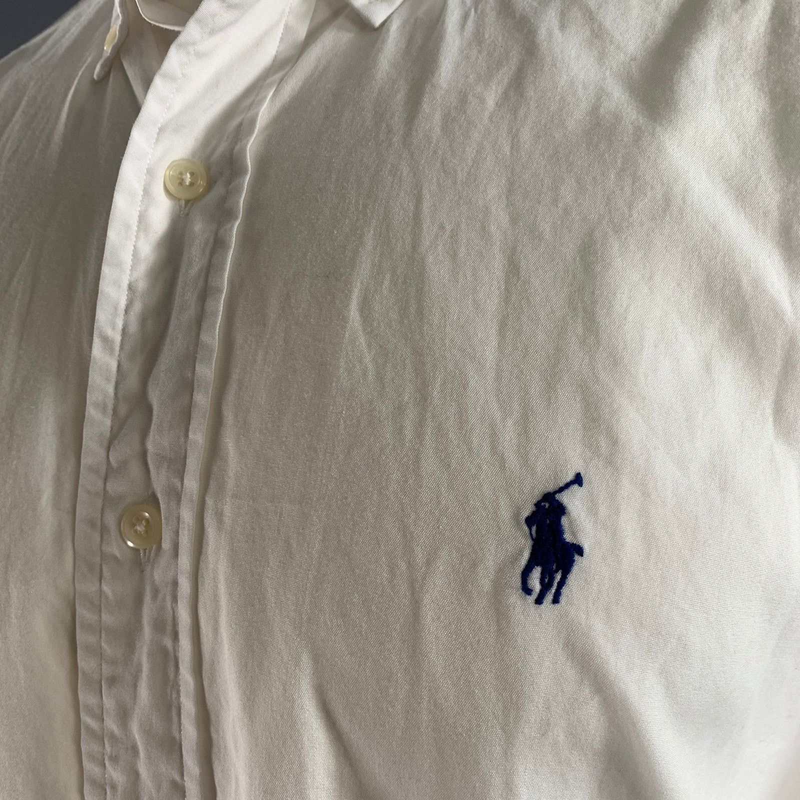 Ralph Lauren RALPH LAUREN S White Cotton Button Down Long Sleeve Shirt Size US S / EU 44-46 / 1 - 2 Thumbnail