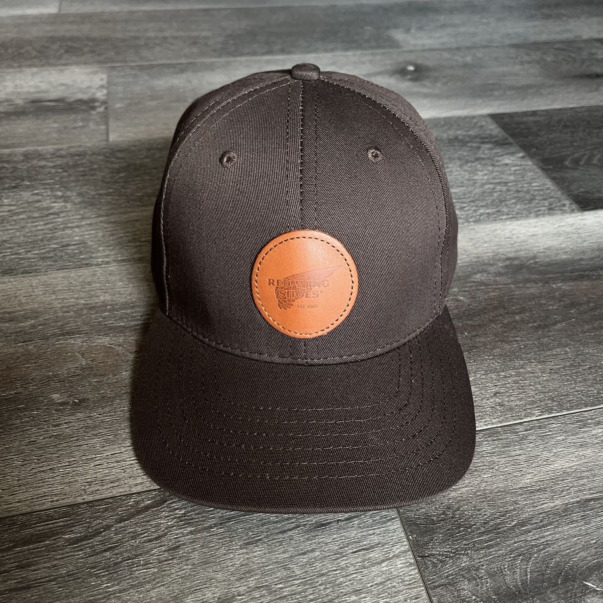 Red Wing Red Wing Shoes Leather Patch Logo Snapback Baseball Cap Hat Size ONE SIZE - 1 Thumbnail
