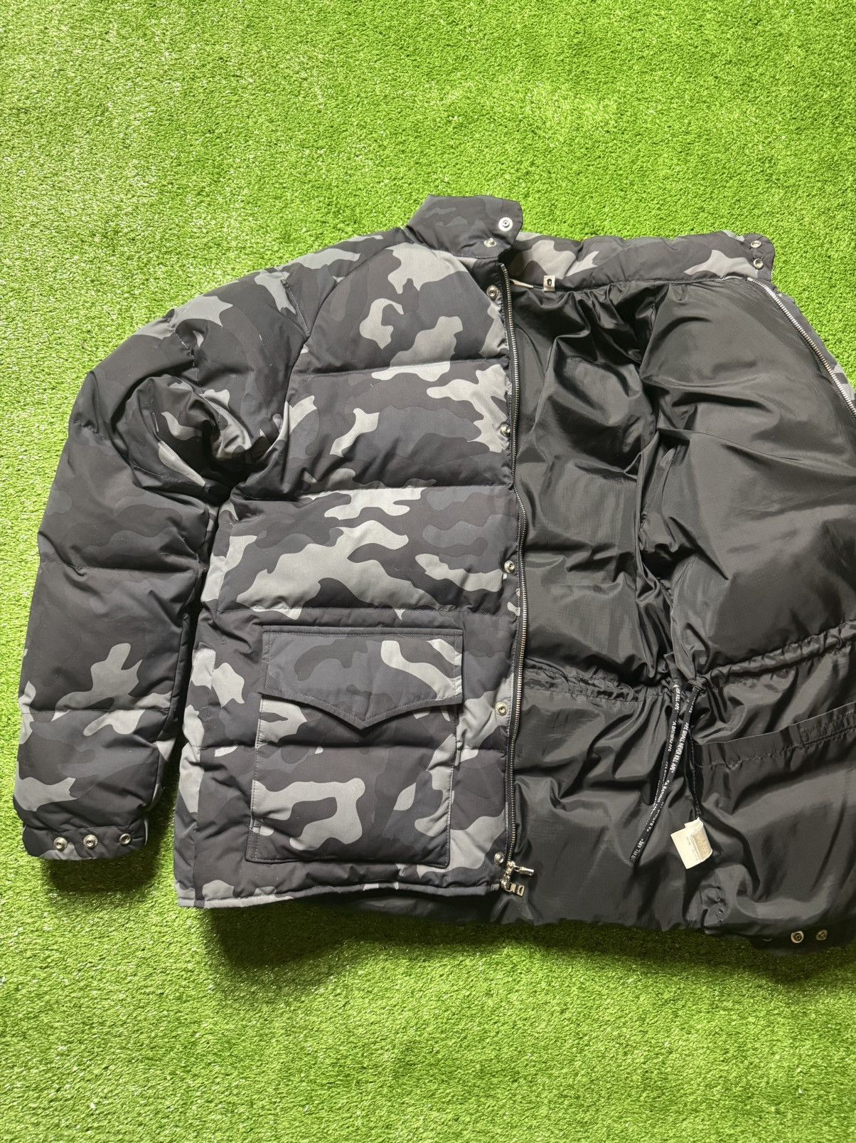 Bape Woodland Camo Down Jacket Size US M / EU 48-50 / 2 - 2 Thumbnail