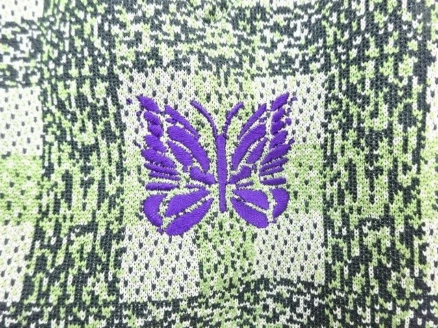 Needles Sweat Pants Checkered Polyester Logo Green Size US 28 / EU 44 - 4 Thumbnail