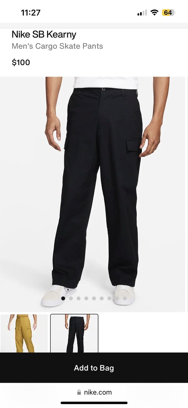 Nike nike sb kearny cargo pants Size US 28 / EU 44 - 1 Thumbnail