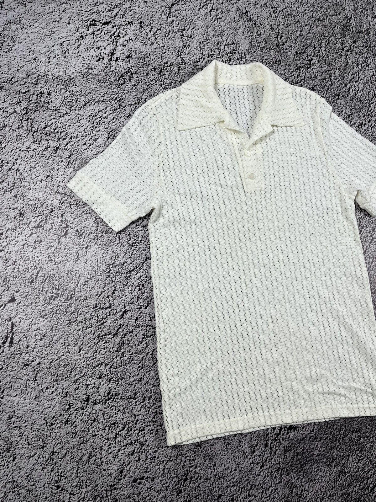 Vintage Vintage 80s mesh golf polo 1/4 tee old money luxury size M Size US M / EU 48-50 / 2 - 2 Thumbnail