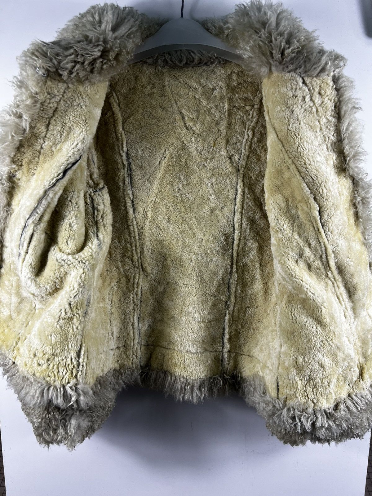 Other 🔥 Unknown Sheepskin Croped jacket Size S / US 4 / IT 40 - 6 Thumbnail