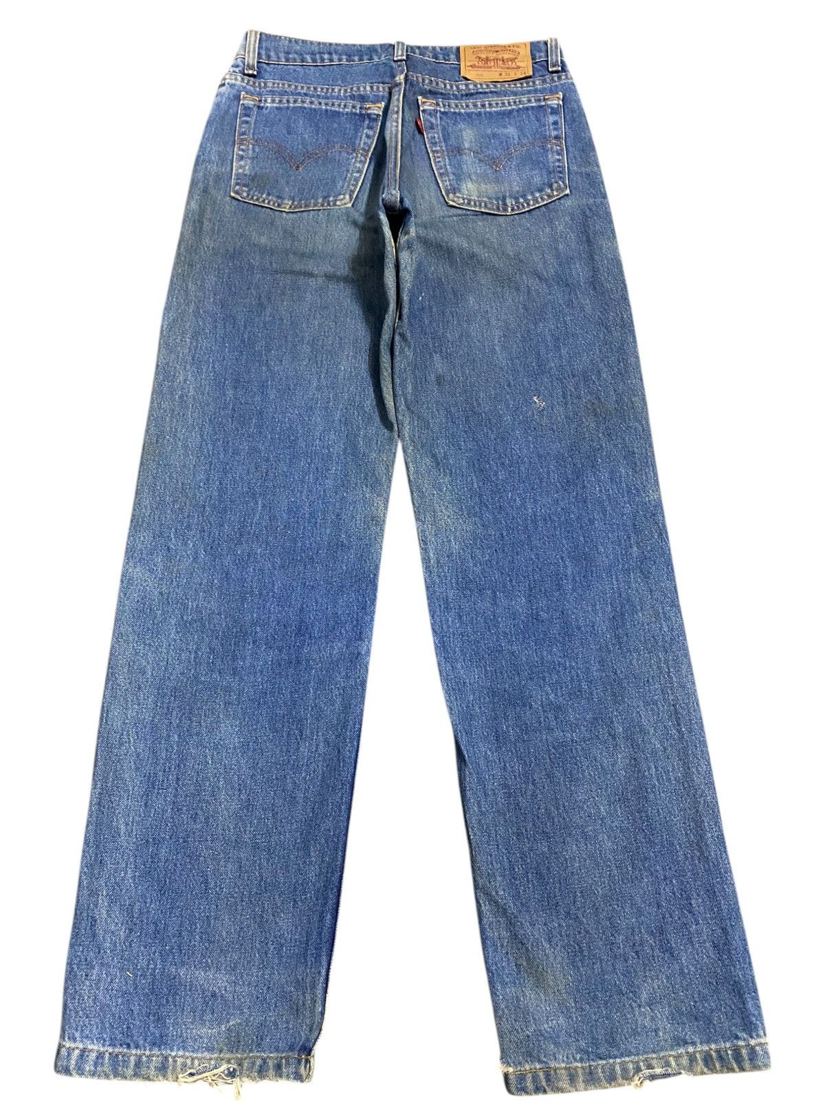 Levi's Vintage Clothing Vintage Levis 510 90s Button 501 Mudwash Slim Jeans Size US 30 / EU 46 - 6 Thumbnail