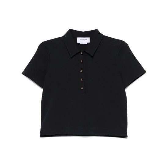 Thom Browne THOM BROWNE Women Polo Shirts FJP111A J0215 415 BLUE Size XS / US 0-2 / IT 36-38 - 1 Thumbnail