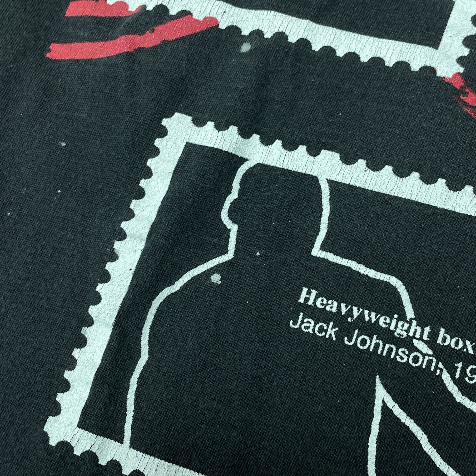Vintage Phat Doc Black History Stamps All Over Print Black T-Shirt Size US XXL / EU 58 / 5 - 5 Thumbnail