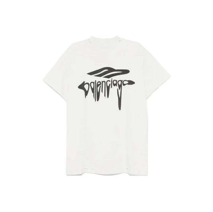 Balenciaga Balenciaga SS25 Logo Print Oversized T-Shirt Size US M / EU 48-50 / 2 - 1 Thumbnail
