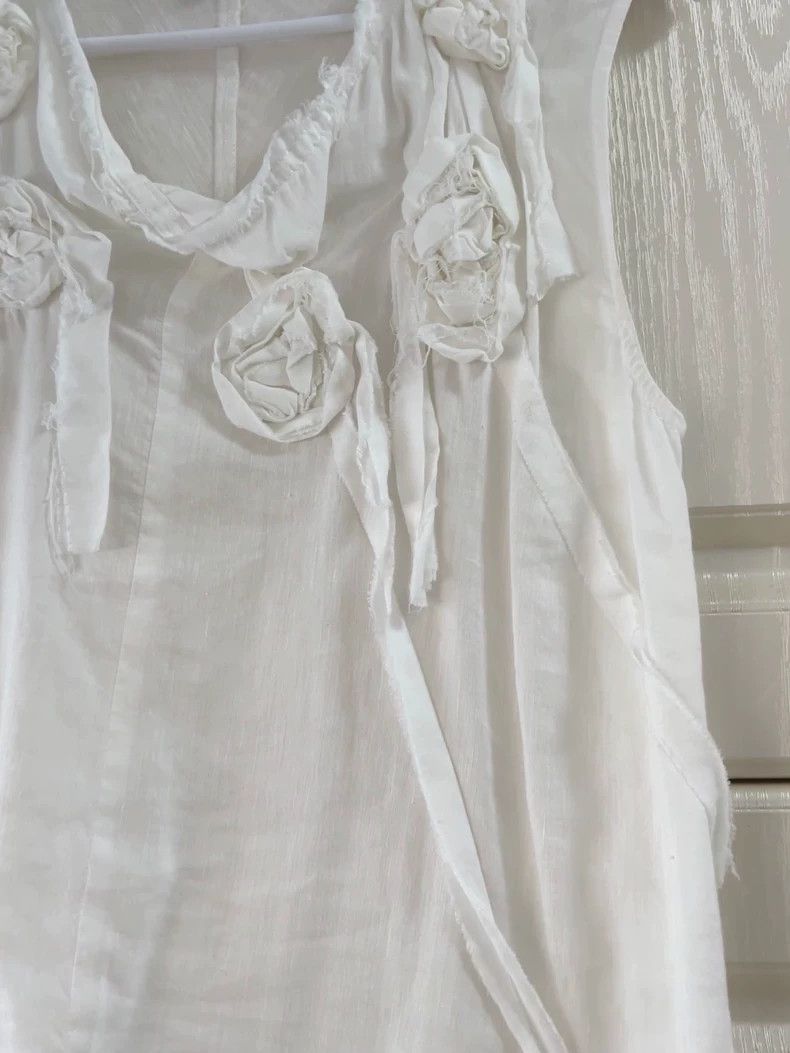 Comme des Garcons Comme Des Garcons Five flower rose white vest 2502-Nextar Size M / US 6-8 / IT 42-44 - 5 Thumbnail