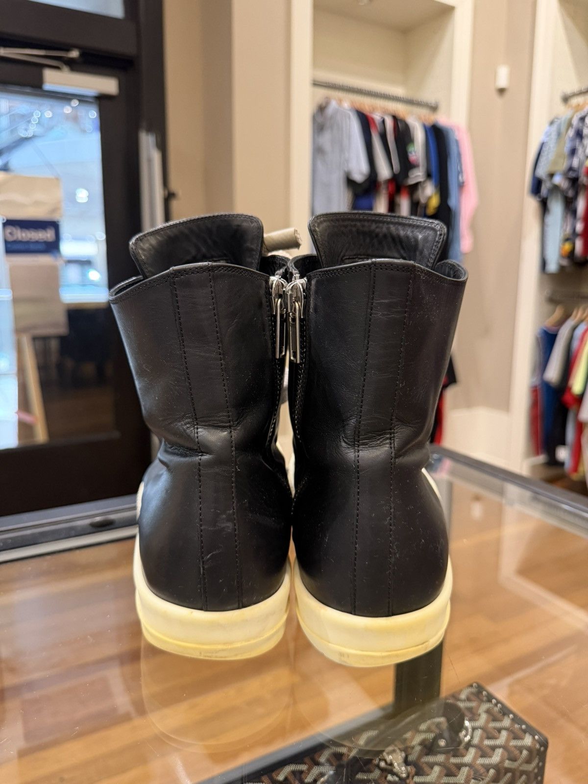 Rick Owens Rick Owens JumboLace Ramone High Top Sneakers Size US 9 / EU 42 - 6 Thumbnail