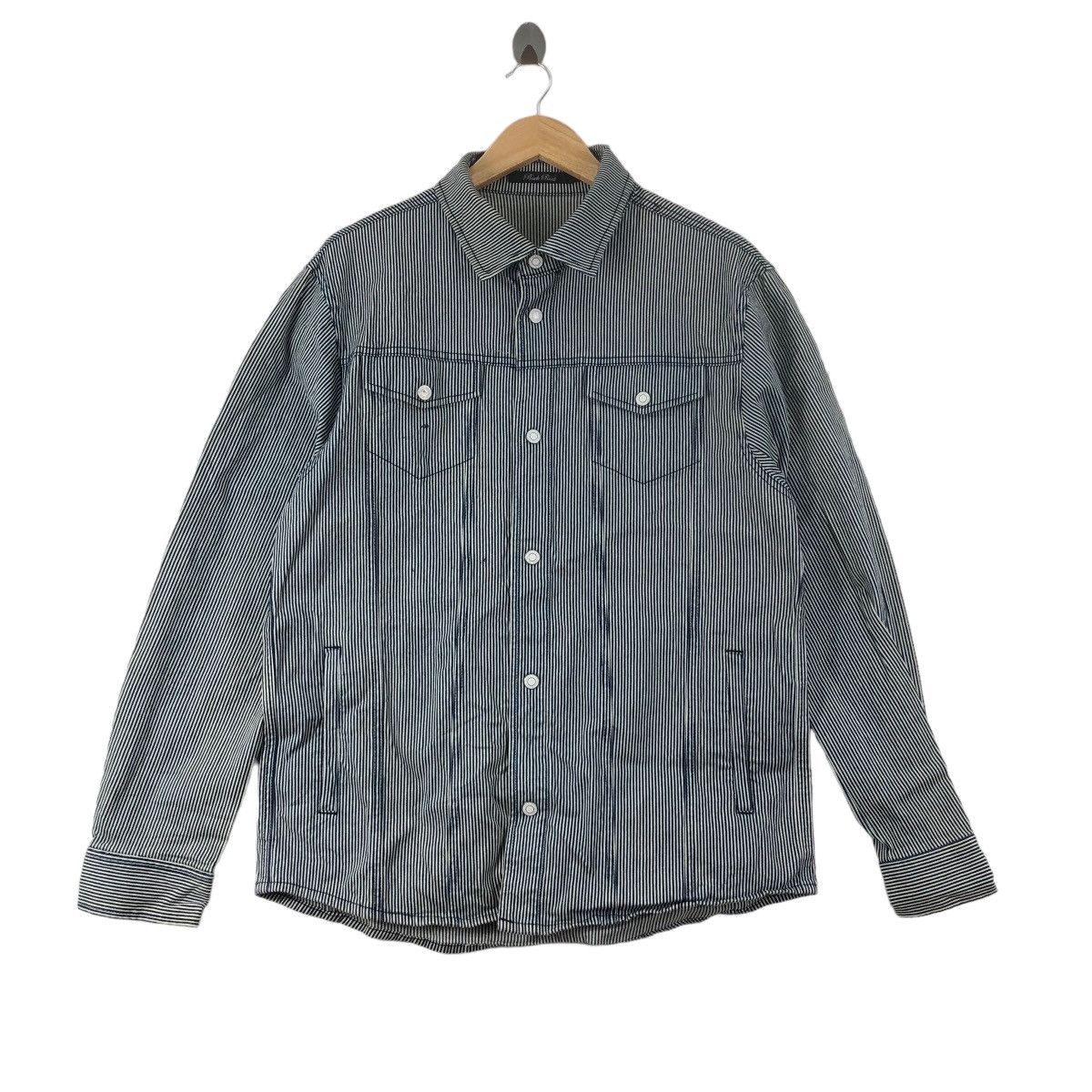 Indigo × Japanese Brand BACK POINT Hikori Shirt Japanese Brand Indigo Size US L / EU 52-54 / 3 - 1 Thumbnail