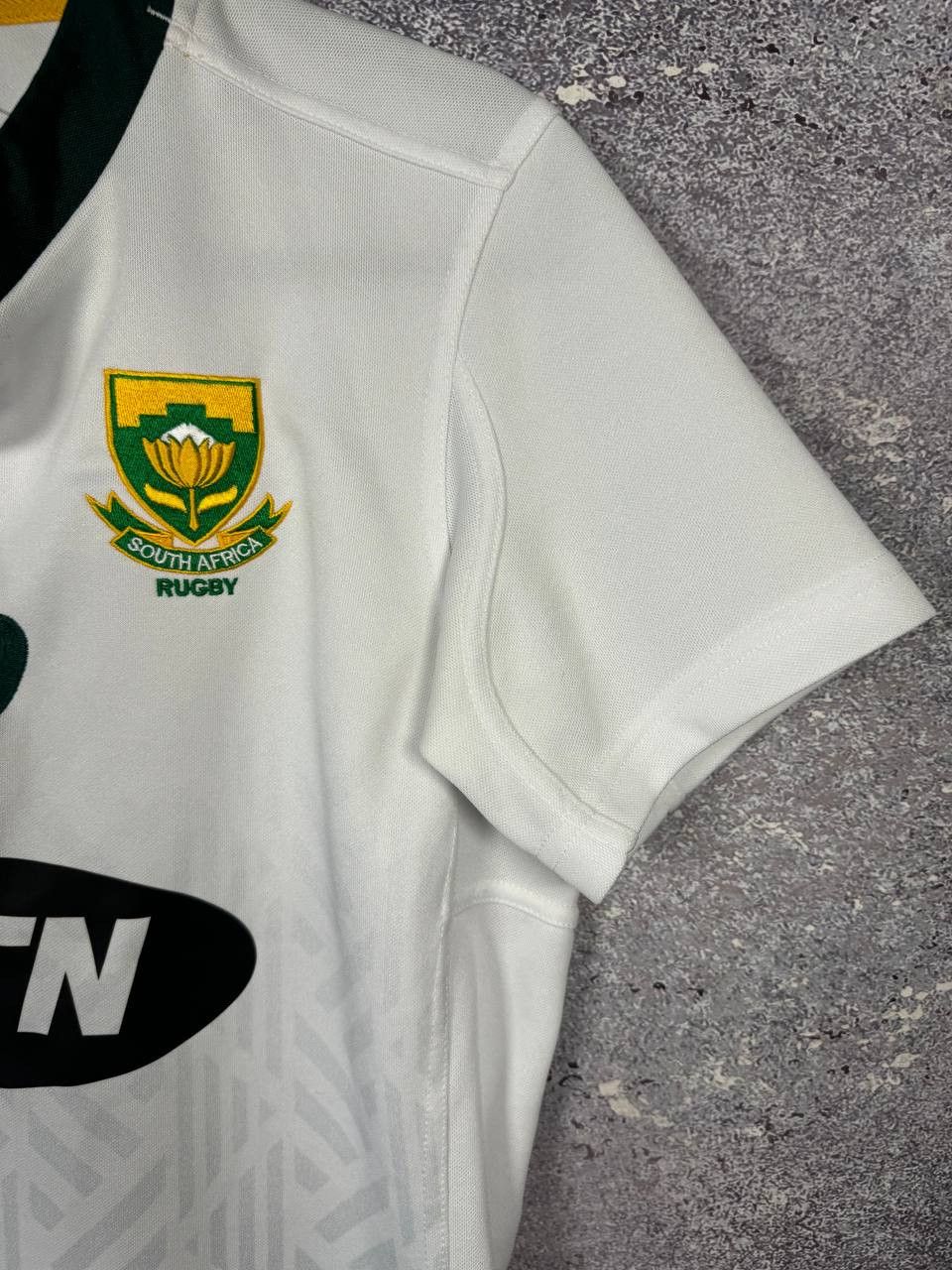 Asics 2018 South African Springboks Rugby Union Away Jersey Size US S / EU 44-46 / 1 - 3 Thumbnail
