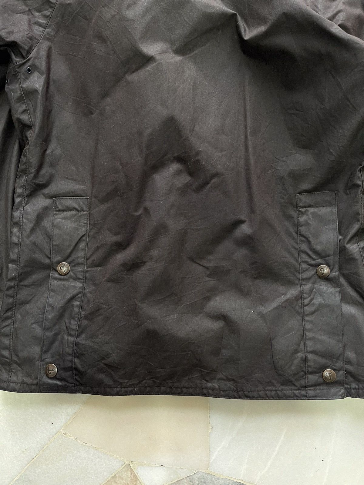 Barbour × Vintage 80s An Original British Thorndale Garment Waxed Jacket Size US M / EU 48-50 / 2 - 18 Thumbnail