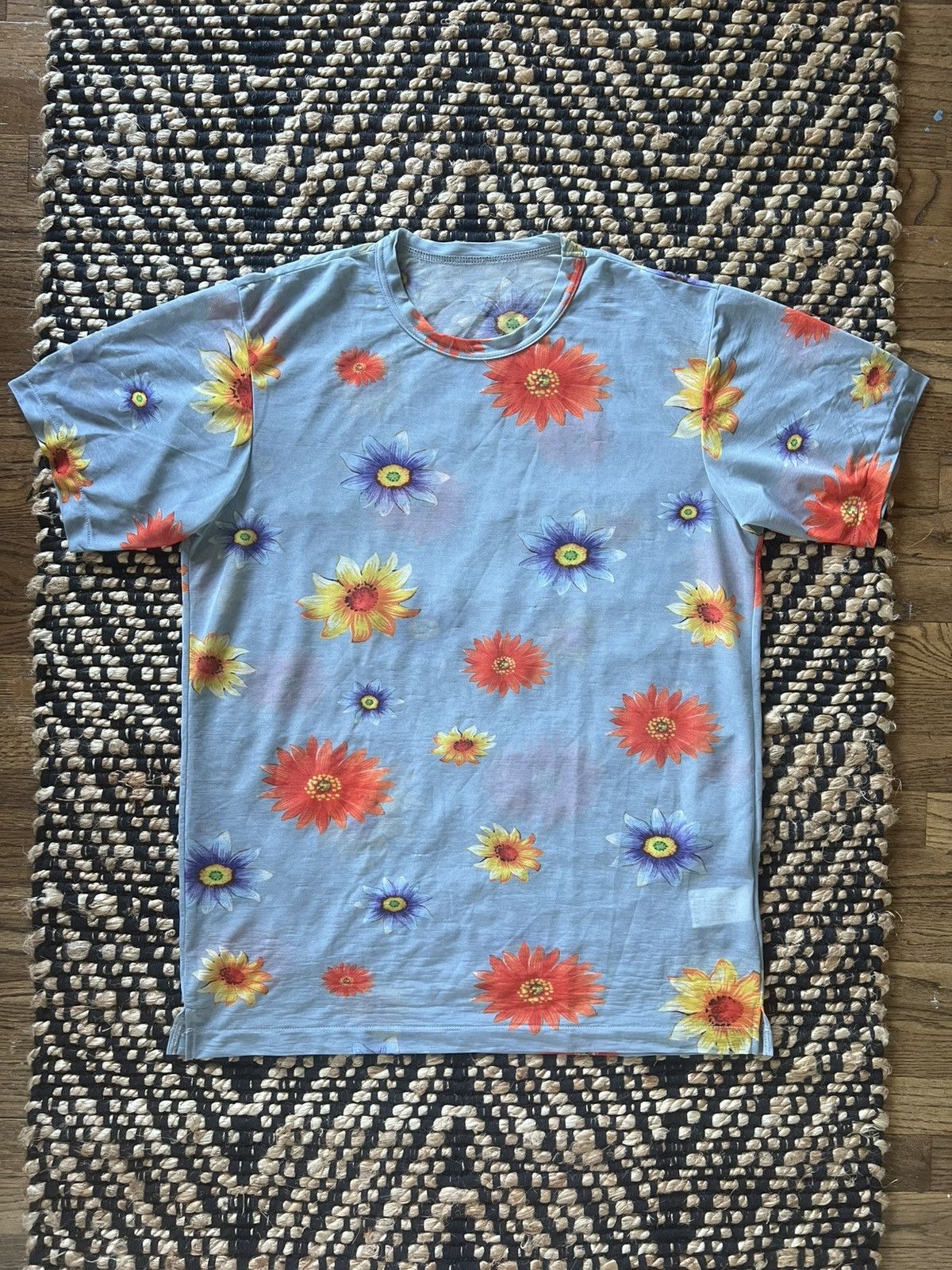 Yohji Yamamoto Yohji Yamamoto Pour Homme SS02 Floral Short Sleeve Shirt Size US M / EU 48-50 / 2 - 1 Thumbnail