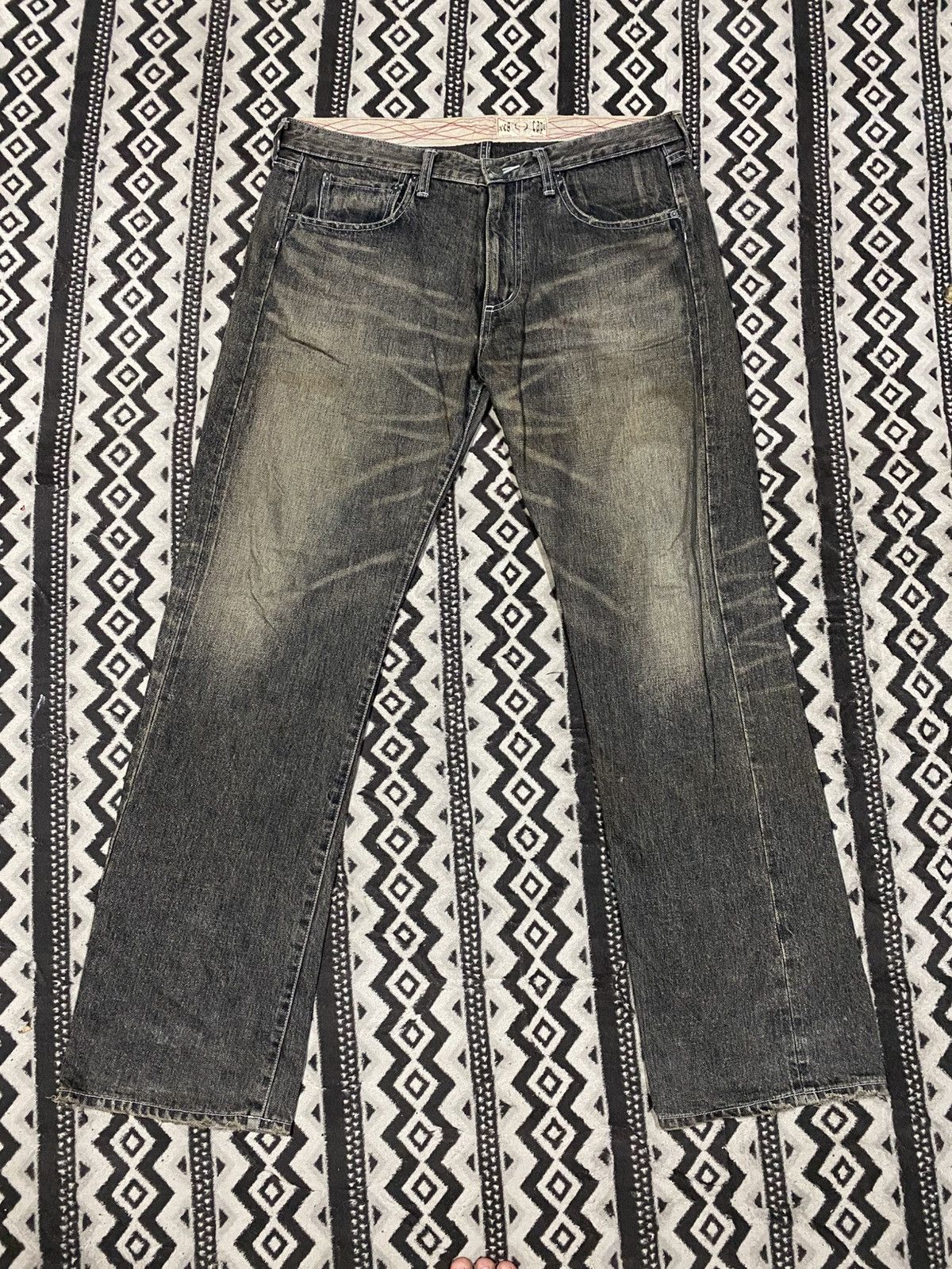 Designer × Japanese Brand Vintage Xescape Jeans Selvedge Size US 34 / EU 50 - 1 Thumbnail