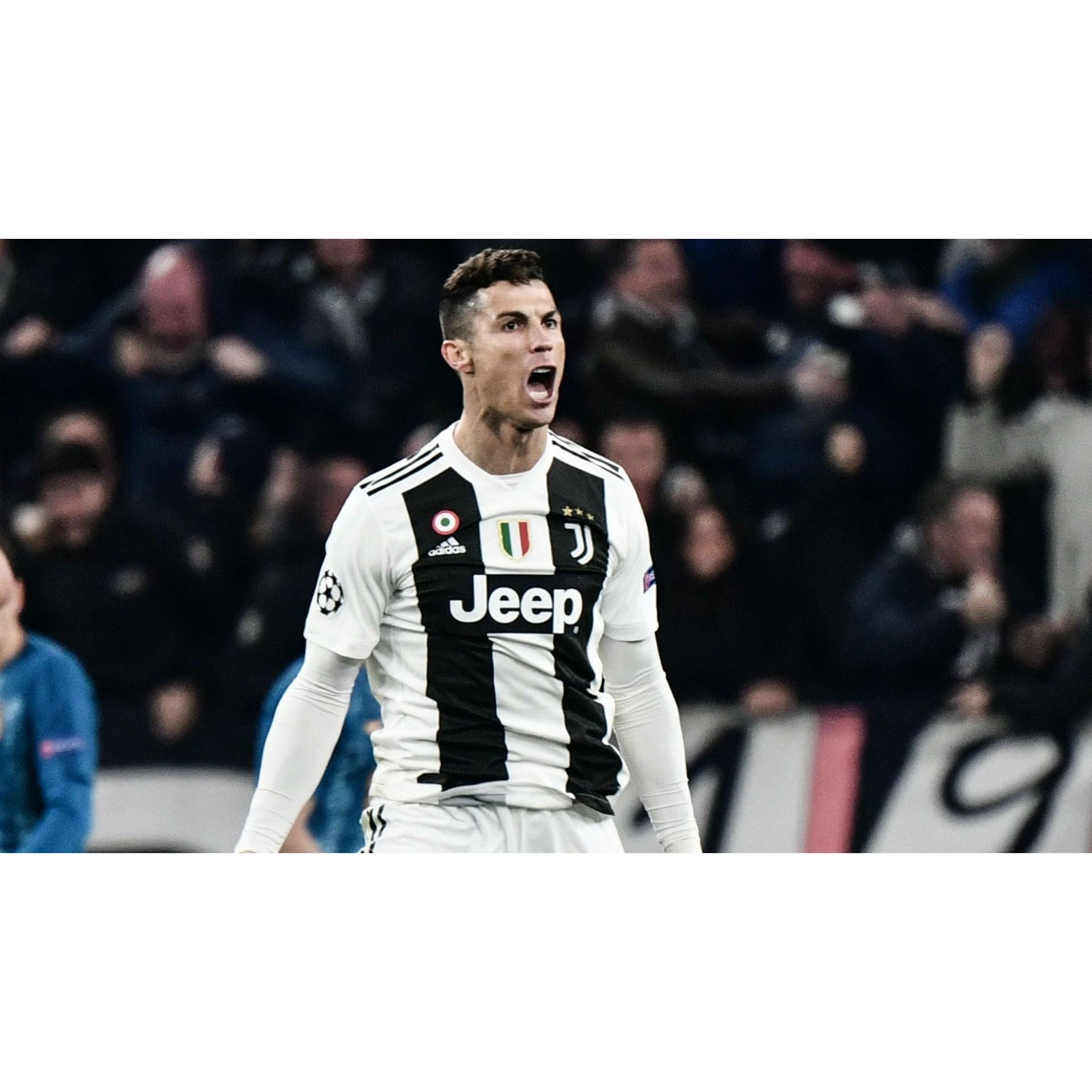 Adidas Ronaldo Juventus 2018 2019 DEBUT UEFA Soccer Jersey BNWT L Size US L / EU 52-54 / 3 - 9 Thumbnail