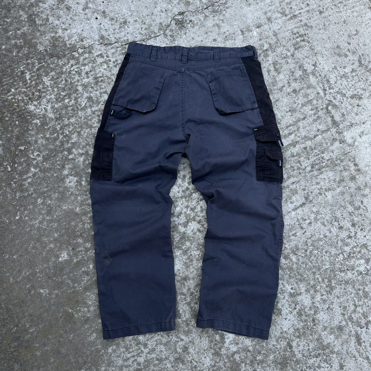 The Workers Club Uncle Sam Double Knee Work Wear Pants Size 33 Y2K 00s USA Size US 33 - 2 Thumbnail