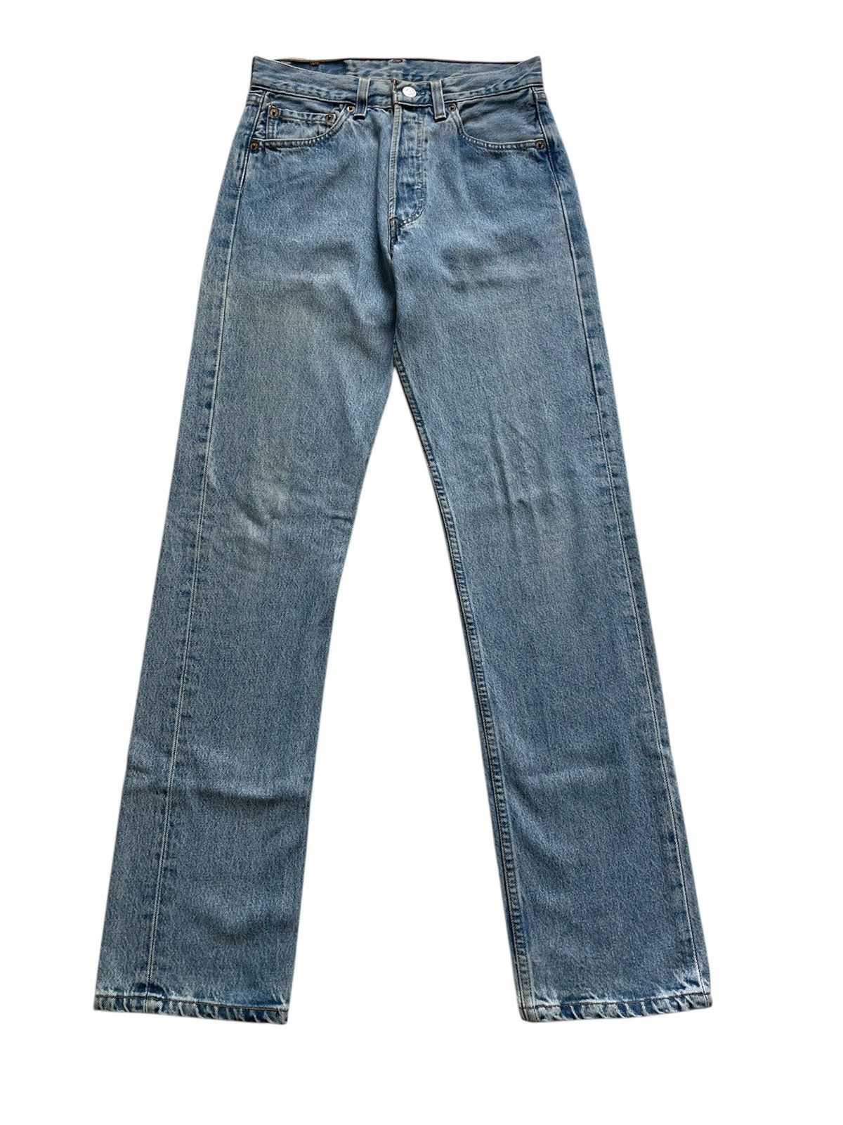 Levi's × Vintage Vintage 90s Levis 501 Blue Washed Jeans 28x32 Size US 28 / EU 44 - 1 Thumbnail