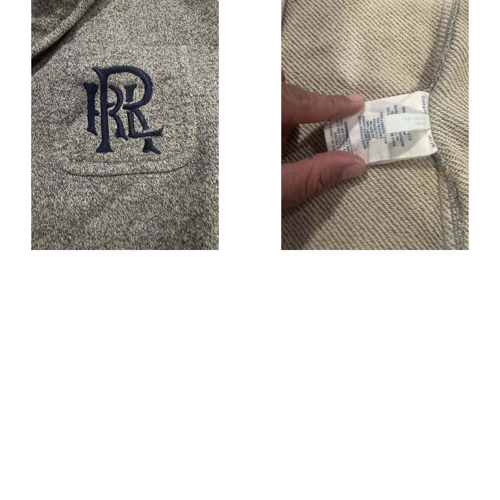 Ralph Lauren VINTAGE Rugby Ralph Lauren Cardigan Blazer Knit Solid Gray M Size M / US 6-8 / IT 42-44 - 10 Thumbnail