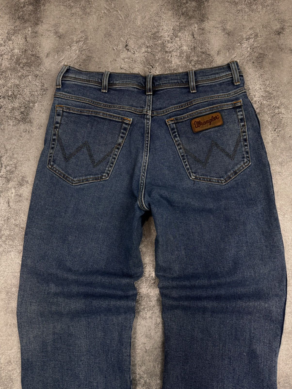 Wrangler Wrangler Texas Men Straight Leg Jeans Blue Denim Size 36 Size US 36 / EU 52 - 2 Thumbnail