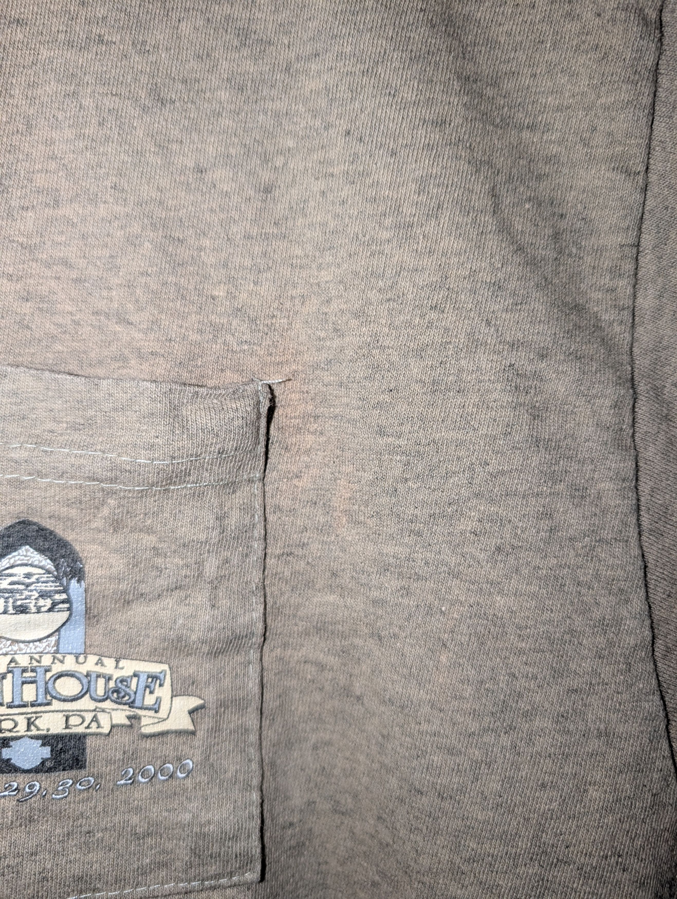 Harley Davidson Vintage Harley Davidson York PA Pocket T Shirt Tee Size US XL / EU 56 / 4 - 10 Thumbnail