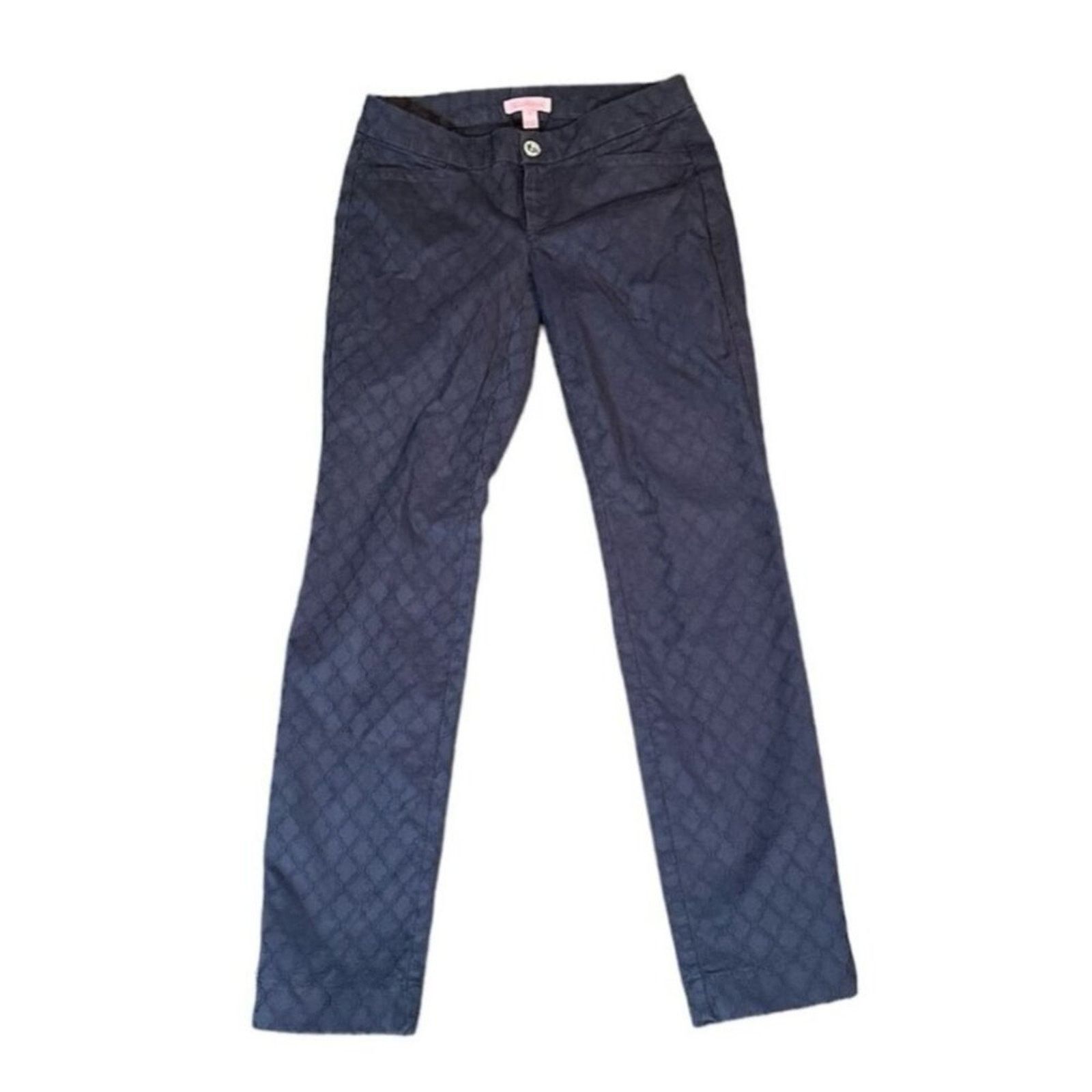 Lilly Pulitzer Lilly Pulitzer Kelly Pants 8 Navy Blue Excellent very gently Size 30" / US 8 / IT 44 - 2 Thumbnail