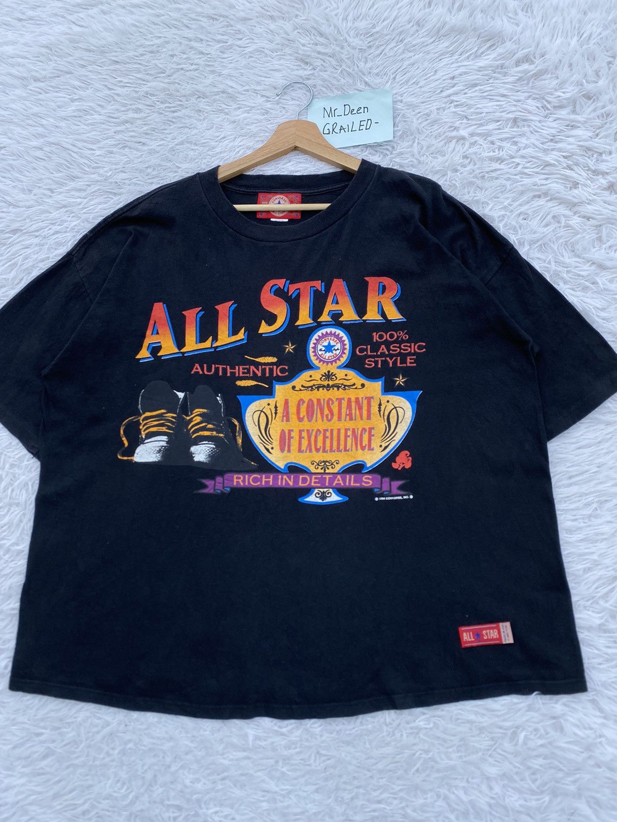 Converse Rare Vintage Converse 1994 All Star Tshirt Size US L / EU 52-54 / 3 - 5 Thumbnail