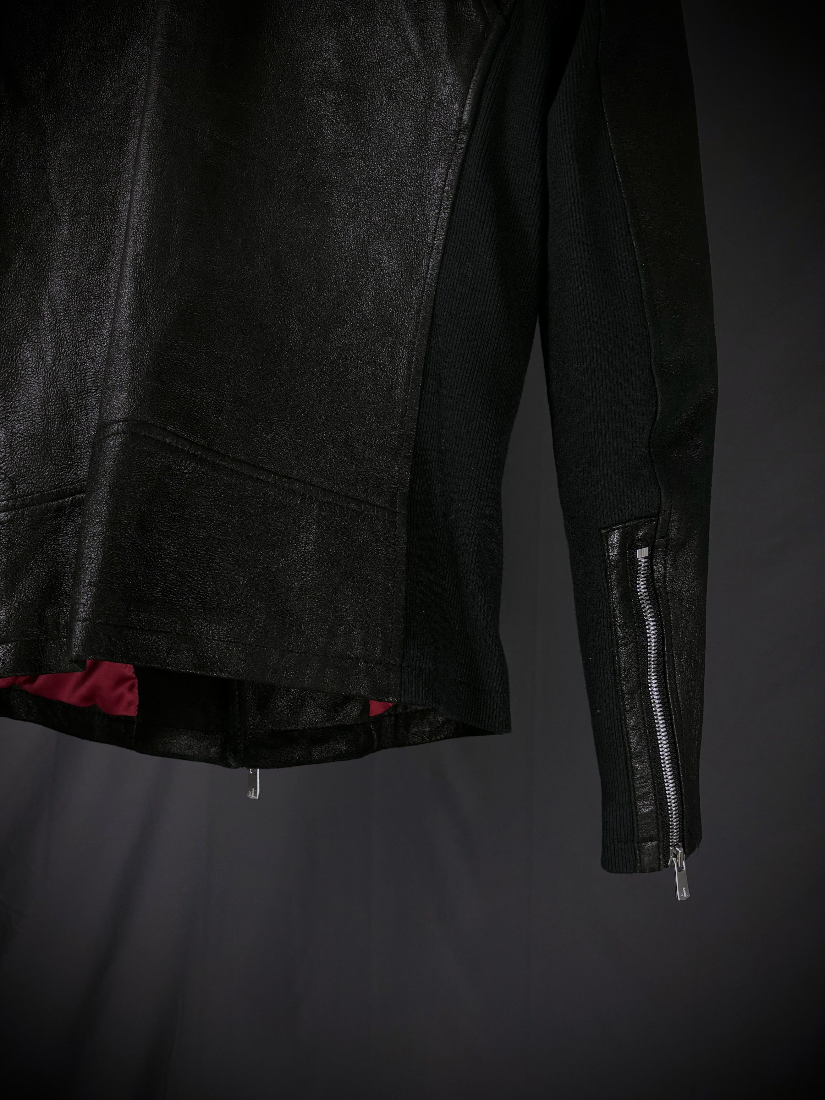 Japanese Brand No ID. Goat Leather Rider’s Jacket Size US XS / EU 42 / 0 - 9 Thumbnail