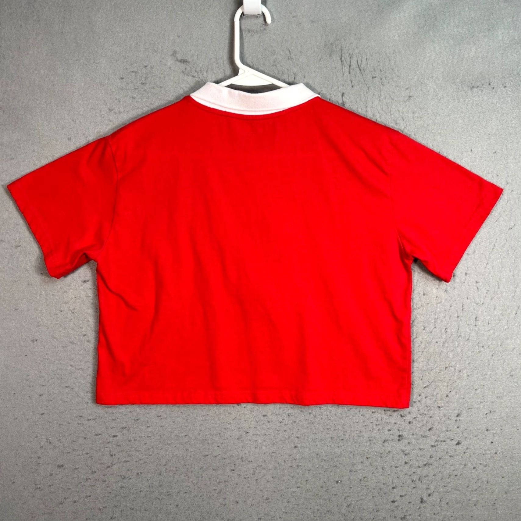 Peanuts Peanuts Snoopy Red Cropped Collared T Shirt Womens Size XL Size XL / US 12-14 / IT 48-50 - 2 Thumbnail