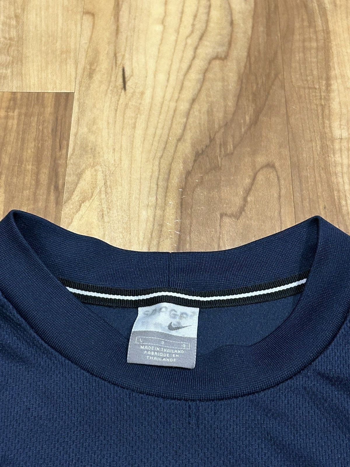 Nike Y2K Nike Navy Blue Fri Fit Tee Size US L / EU 52-54 / 3 - 3 Thumbnail