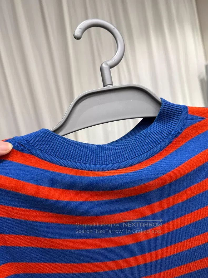 Hermes Hermes Patterned Striped Silk Short Sleeve - Silk Size XXS / US 00 / IT 34 - 5 Thumbnail