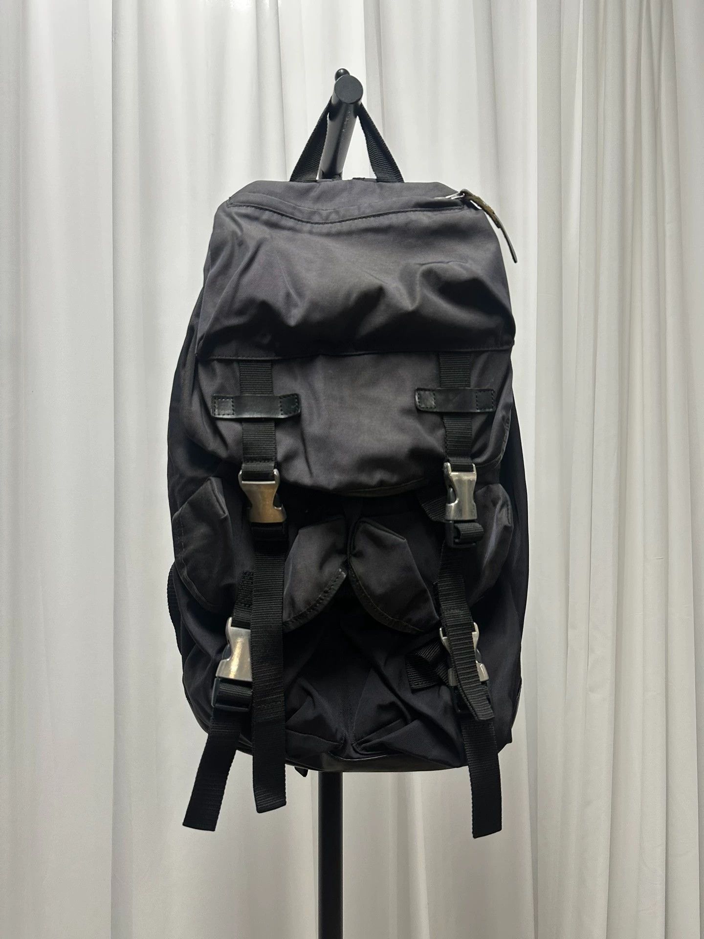 Yohji Yamamoto Yohji Yamamoto Y's Parachute Bag 55x35 (drawstring flaw) Size ONE SIZE - 1 Thumbnail