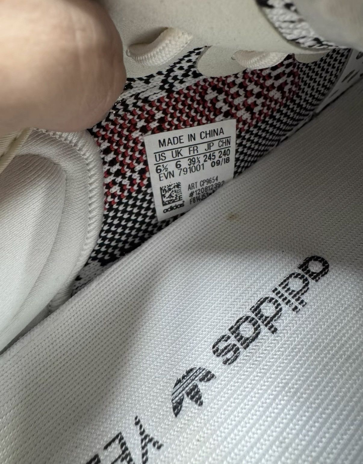 Adidas Adidas Yeezy 350 Zebra 2020 CP9654 K37 Size US 6.5 / EU 39-40 - 7 Thumbnail