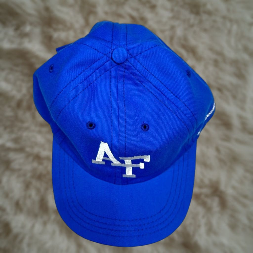 Vintage Vtg Air Force Academy Blue Baseball Hat Ball Cap Adjustable Men One Size Blue Cap Baseball Academy Admissions Size ONE SIZE - 1 Thumbnail