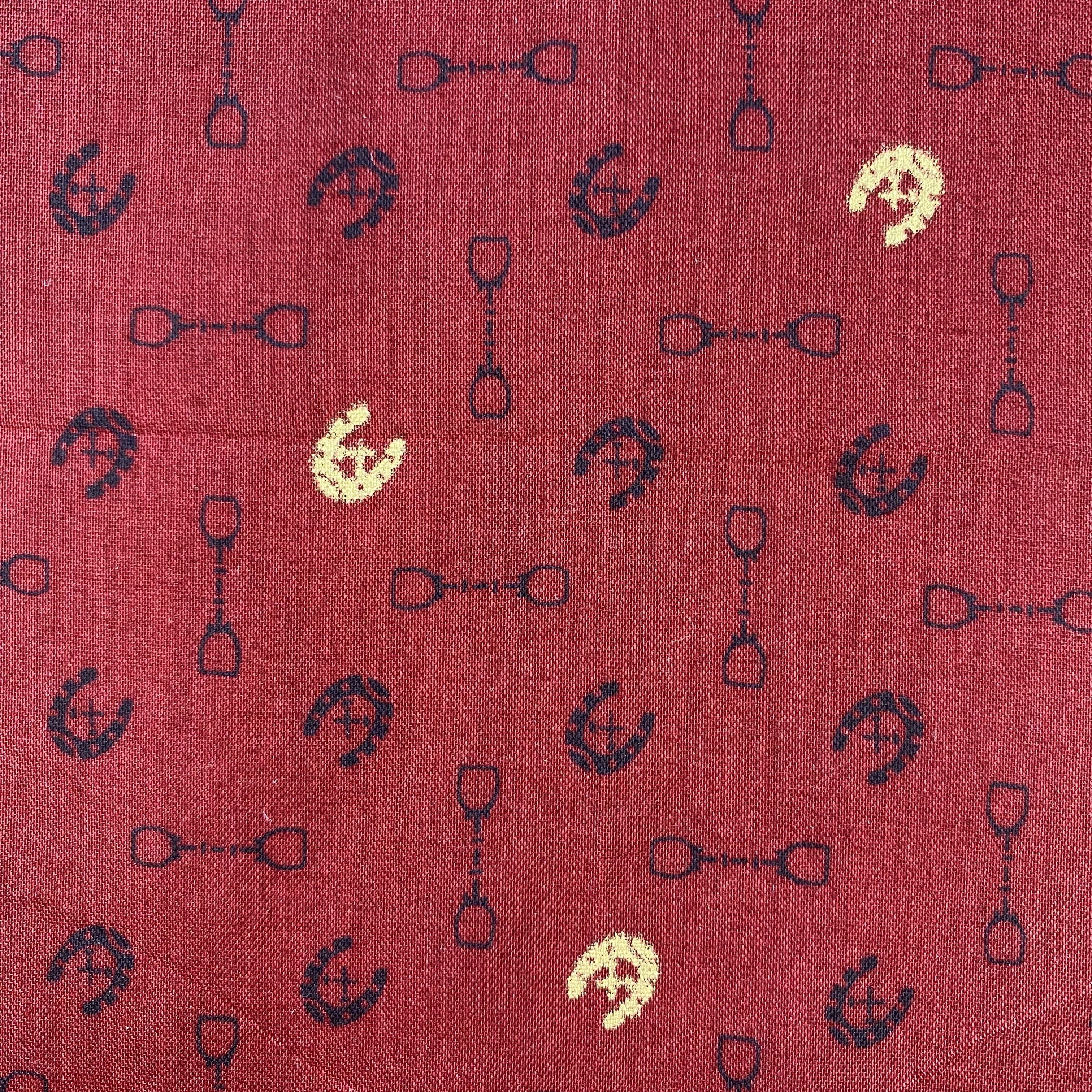 Paolo Gucci × Vintage Paolo Gucci Handkerchief/Neckerchief/Bandana HC653 Size ONE SIZE - 4 Thumbnail