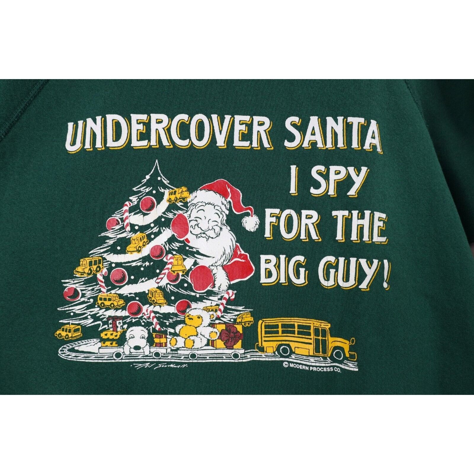 Vintage Vintage 90s Streetwear Christmas Undercover Santa Sweatshirt Size XL / US 12-14 / IT 48-50 - 4 Thumbnail