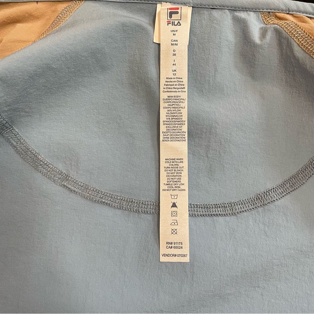 Fila NWT New $90 FILA Wild Card Blue Beige Jacket Size M Size M / US 6-8 / IT 42-44 - 7 Thumbnail