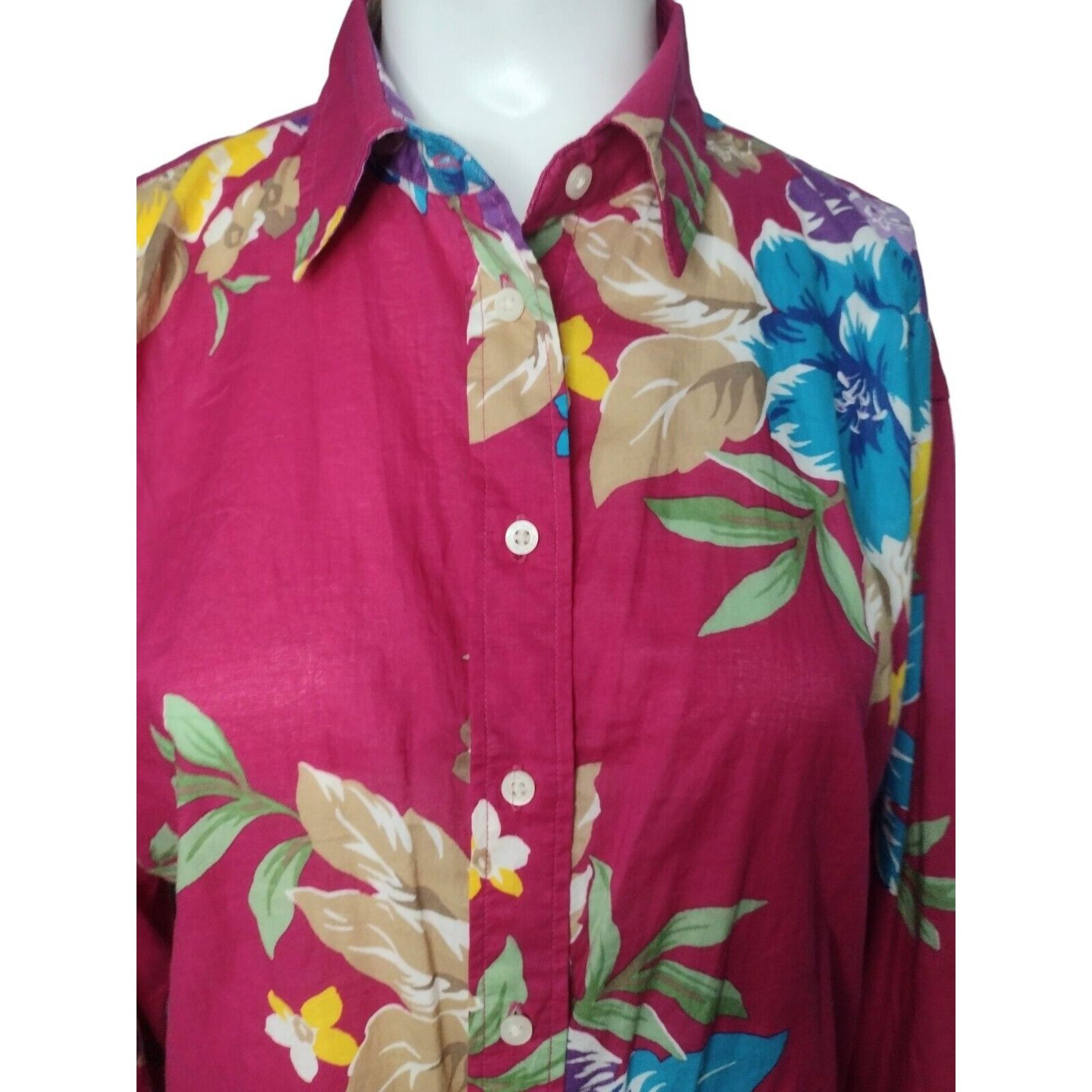 Lauren Ralph Lauren Lauren Ralph Lauren Black Label Floral Tunic Top Size S Peti Size S / US 4 / IT 40 - 2 Thumbnail