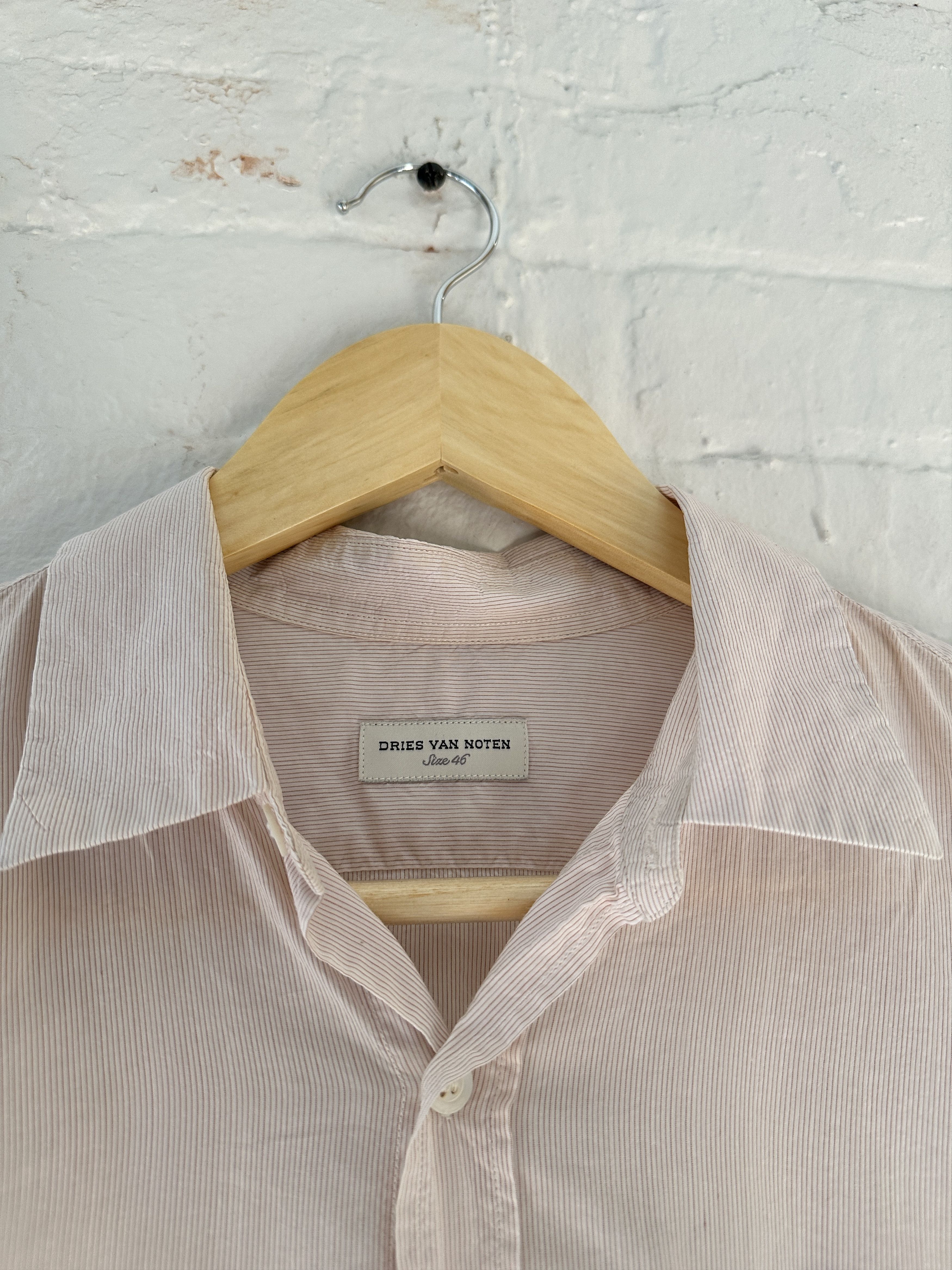 Dries Van Noten Dries Van Noten Striped Button Up Shirt Size US S / EU 44-46 / 1 - 2 Thumbnail