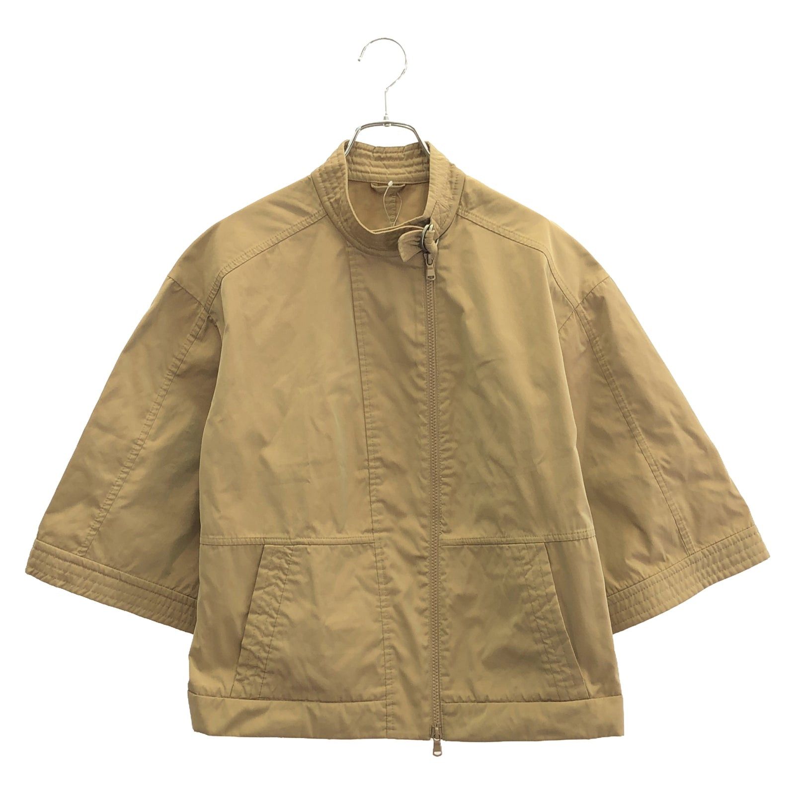 Brunello Cucinelli Brunello Cucinelli Blouson Silk Beige Size ONE SIZE - 1 Thumbnail